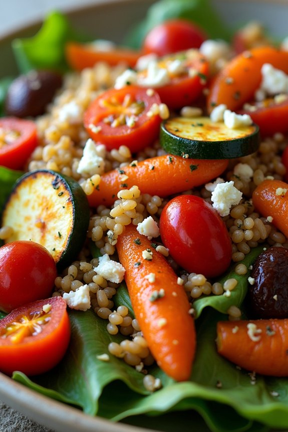 warm farro salad recipe