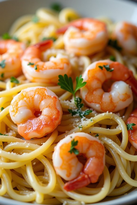 zesty shrimp pasta delight