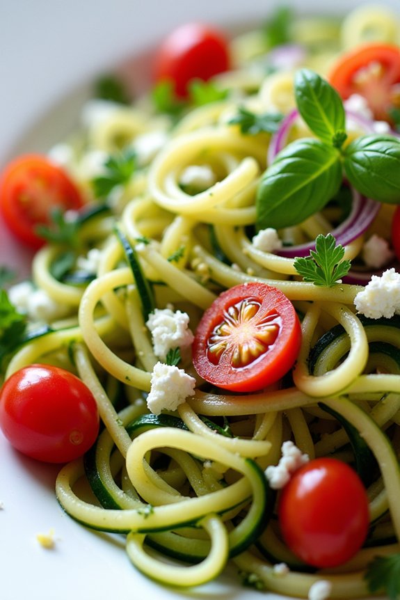 zucchini noodle salad recipe