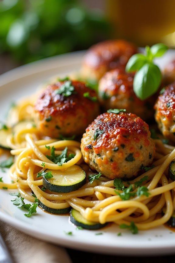 zucchini turkey meatball recipe