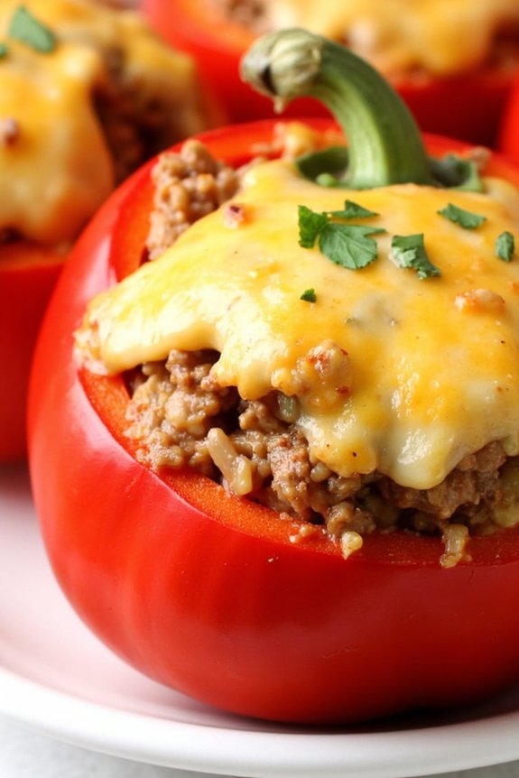 air fryer stuffed peppers recipe