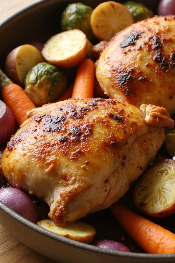 apple cider chicken dinner