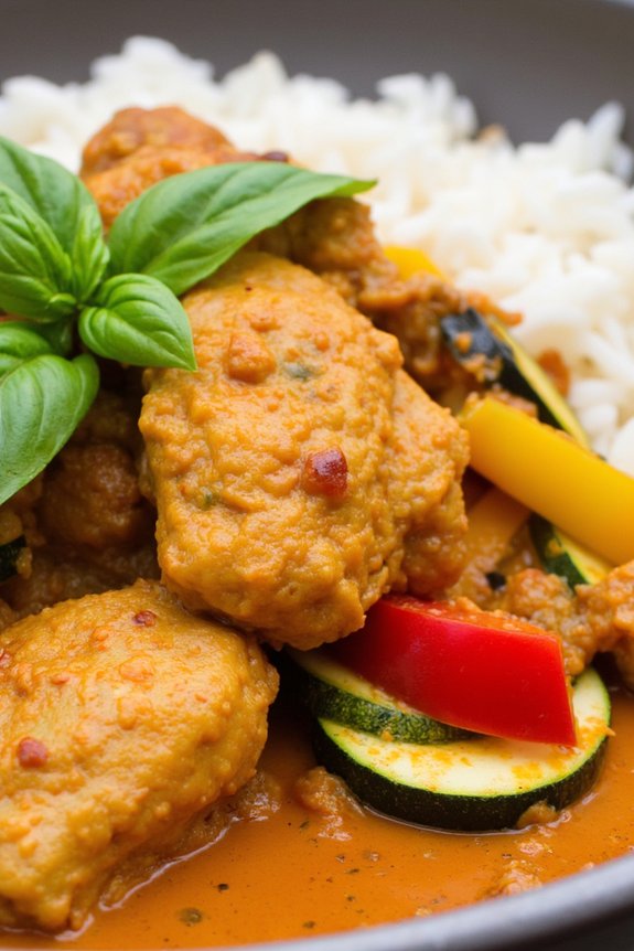 aromatic coconut curry chicken