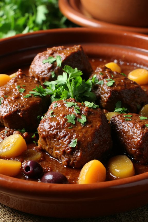 aromatic moroccan lamb tagine