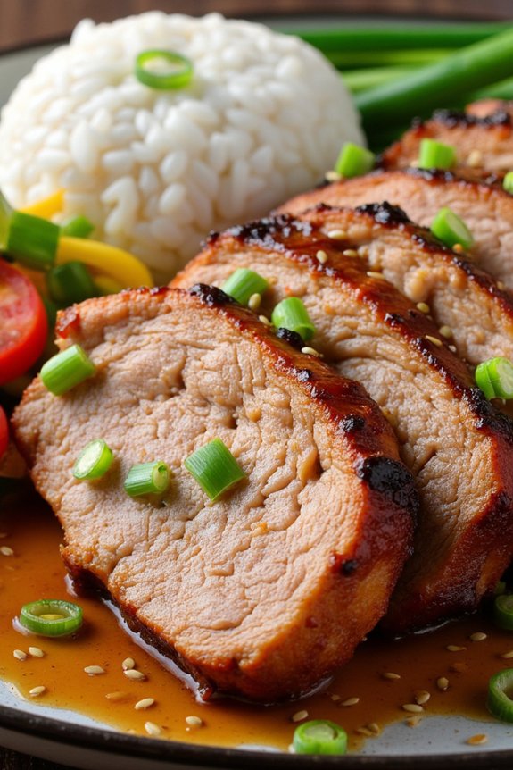 aromatic soy ginger pork