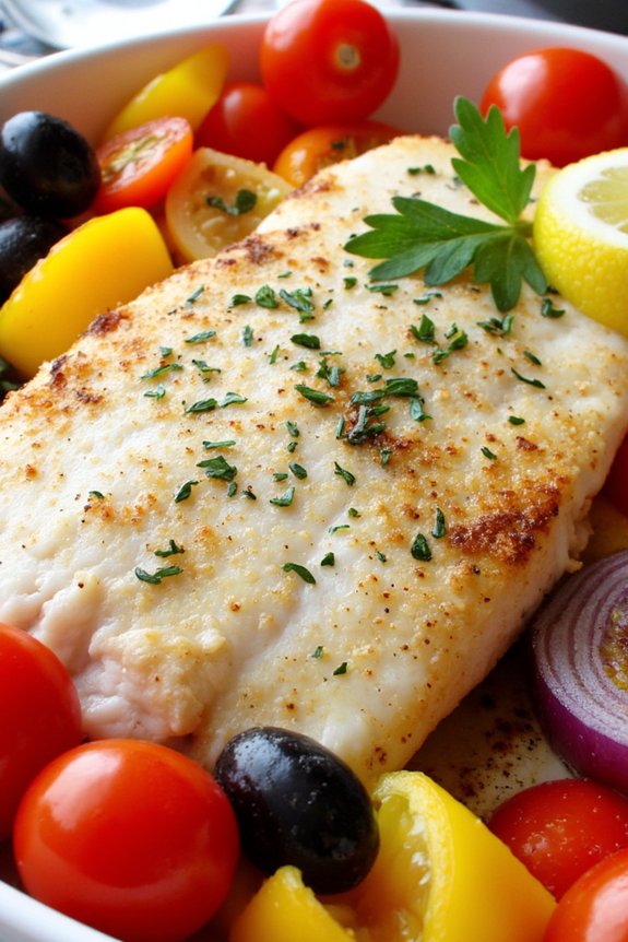 baked cod with vegetables