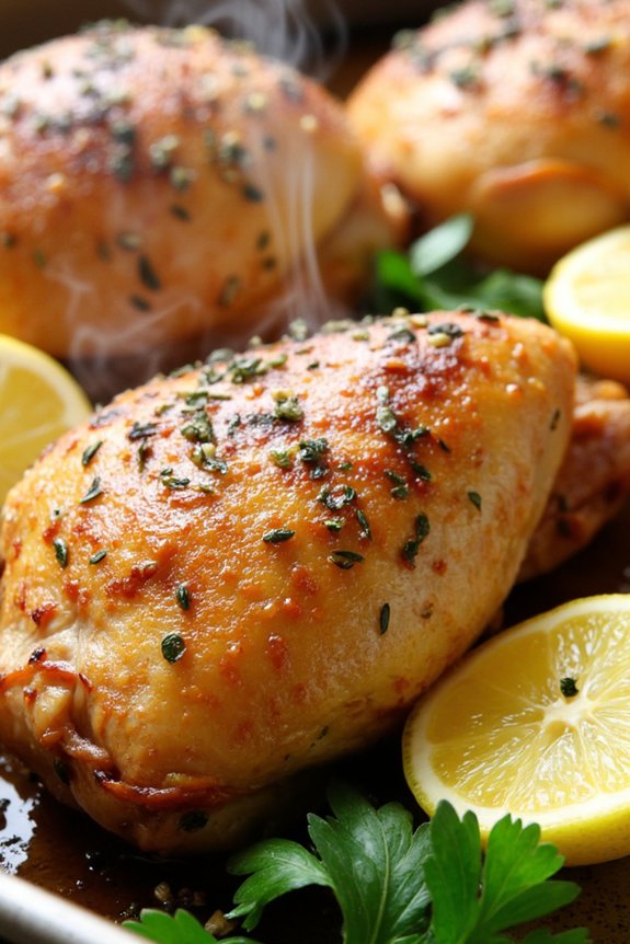 baked lemon herb chicken recipe