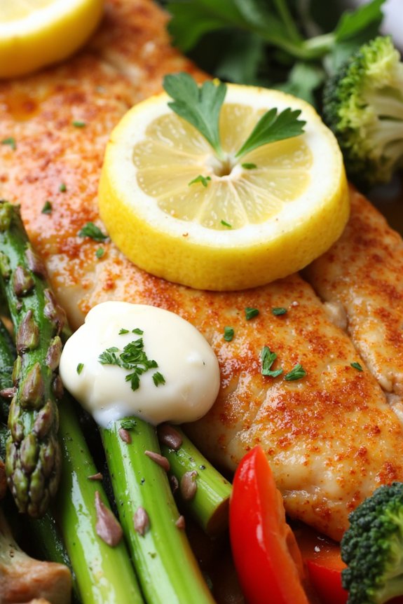 baked tilapia with vegetables