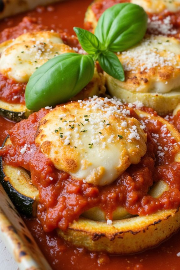 baked zucchini with parmesan