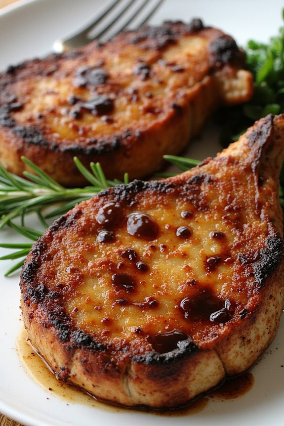 balsamic glazed pork chop recipe