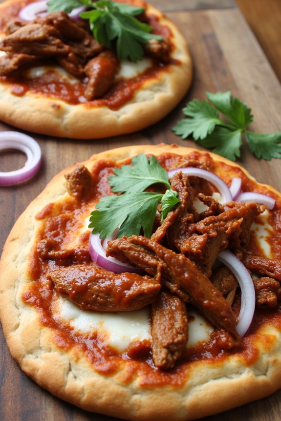 bbq chicken flatbreads recipe