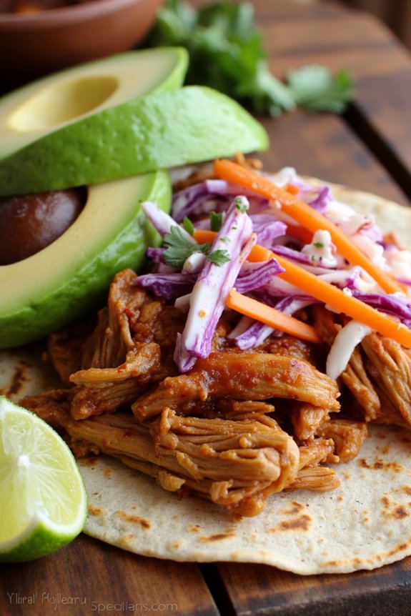 bbq chicken taco delight
