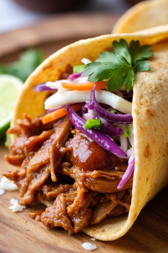 bbq pulled pork wraps recipe