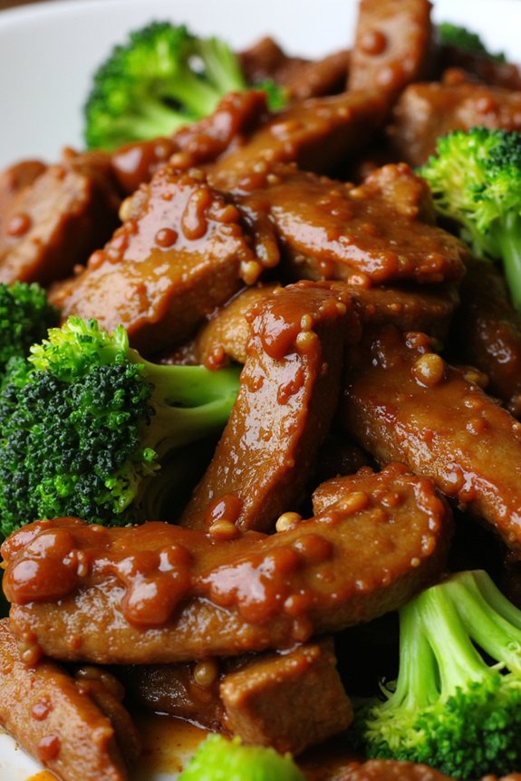 beef and broccoli stir fry