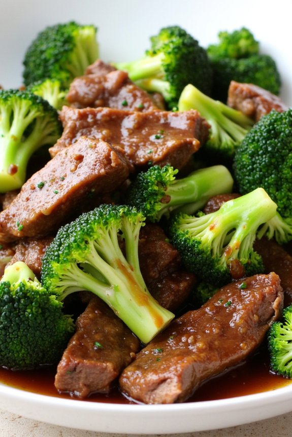beef and broccoli stir fry