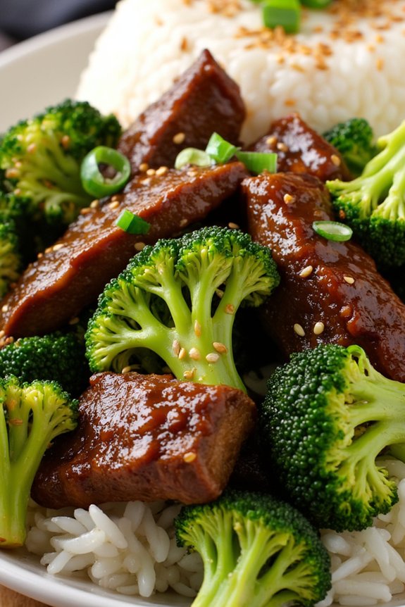 beef broccoli jasmine rice