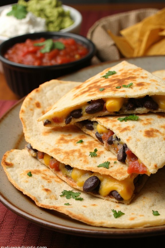 black bean corn quesadillas recipe
