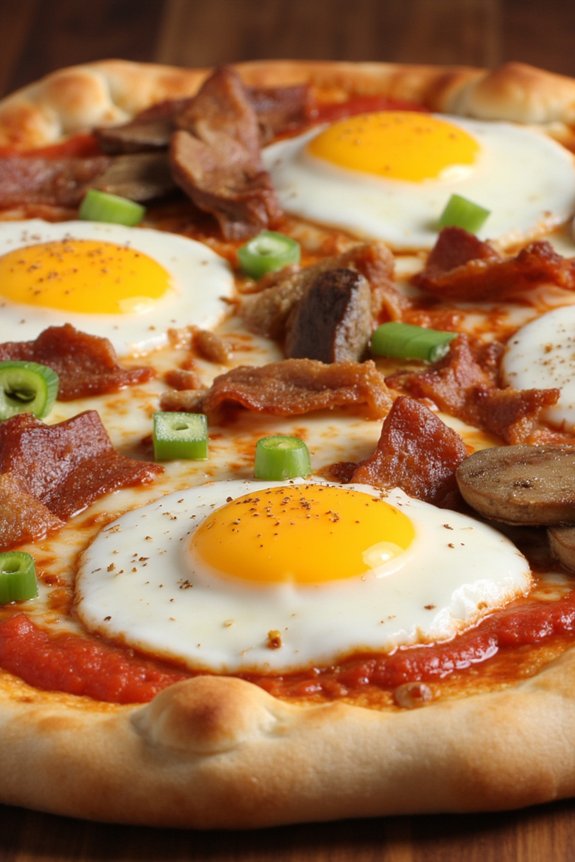 breakfast pizza recipe delight