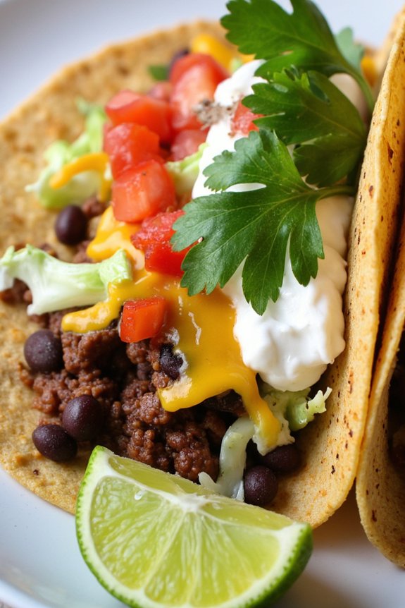 budget friendly black bean tacos