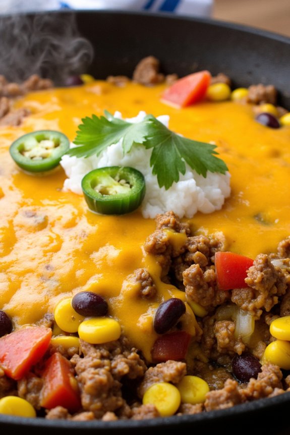 budget friendly taco skillet
