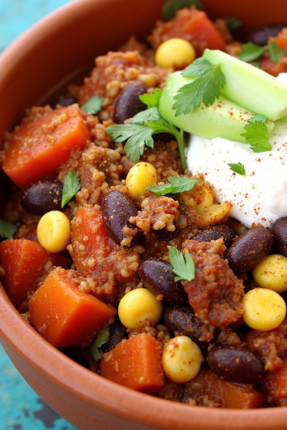 budget friendly veggie chili