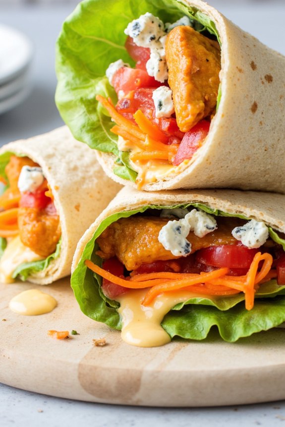 buffalo chicken wrap recipe