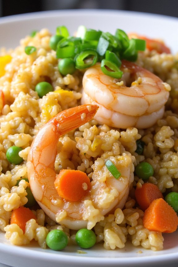 cauliflower shrimp fried rice