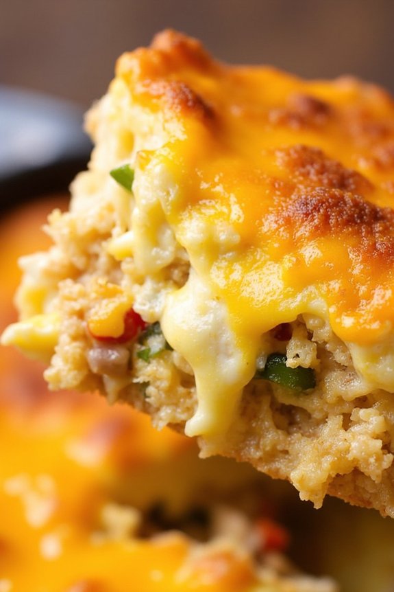 cheesy breakfast casserole recipe