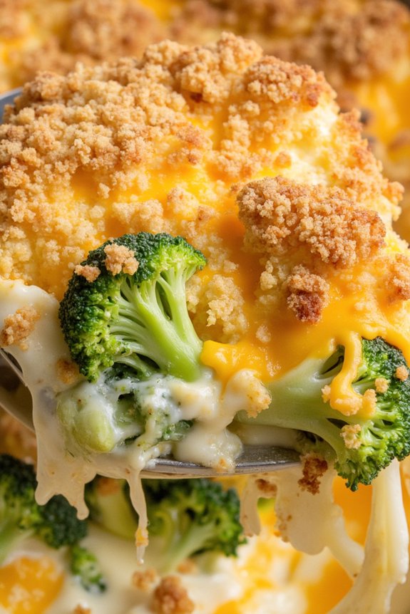 cheesy broccoli casserole delight