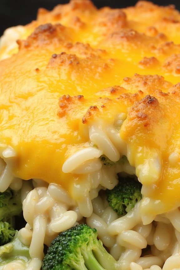 cheesy broccoli rice casserole