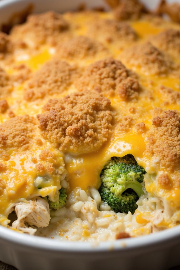 cheesy chicken broccoli casserole