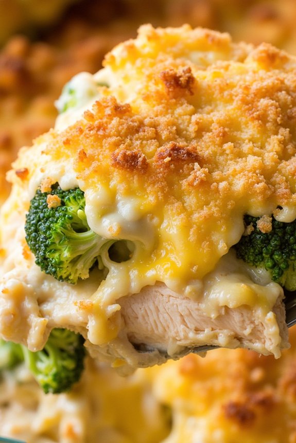 cheesy chicken broccoli casserole