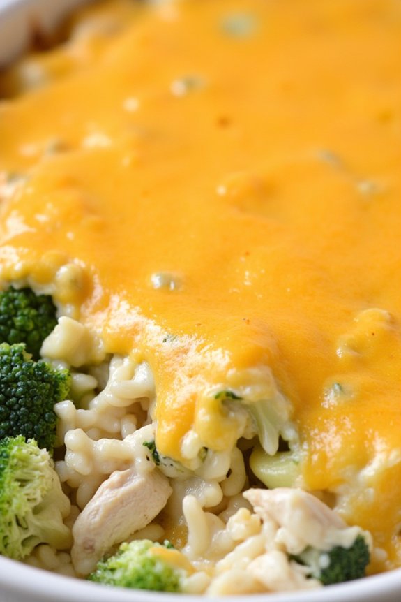 cheesy chicken broccoli casserole