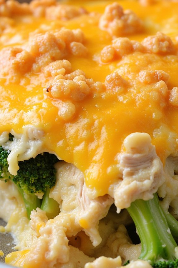 cheesy chicken broccoli casserole