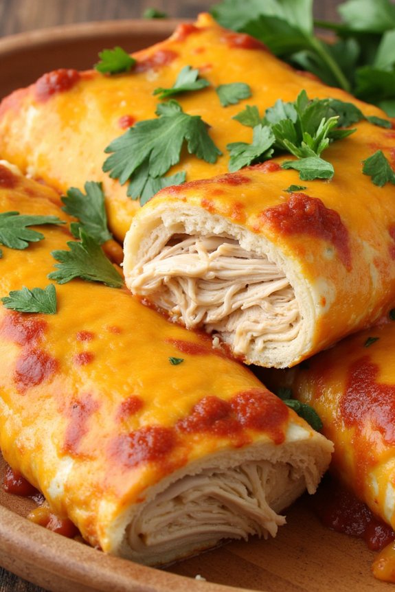 cheesy chicken enchiladas recipe