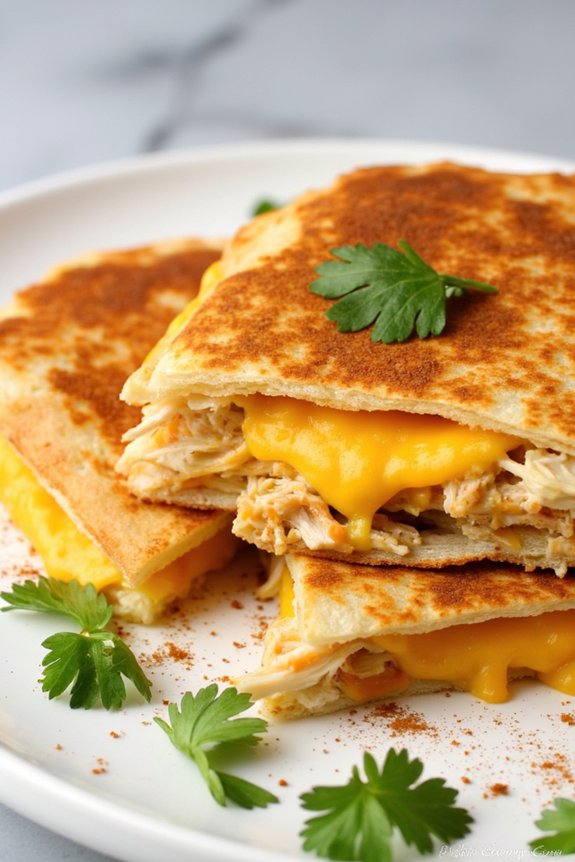 cheesy chicken quesadillas recipe