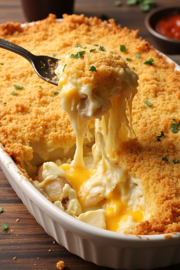 cheesy hearty potato comfort
