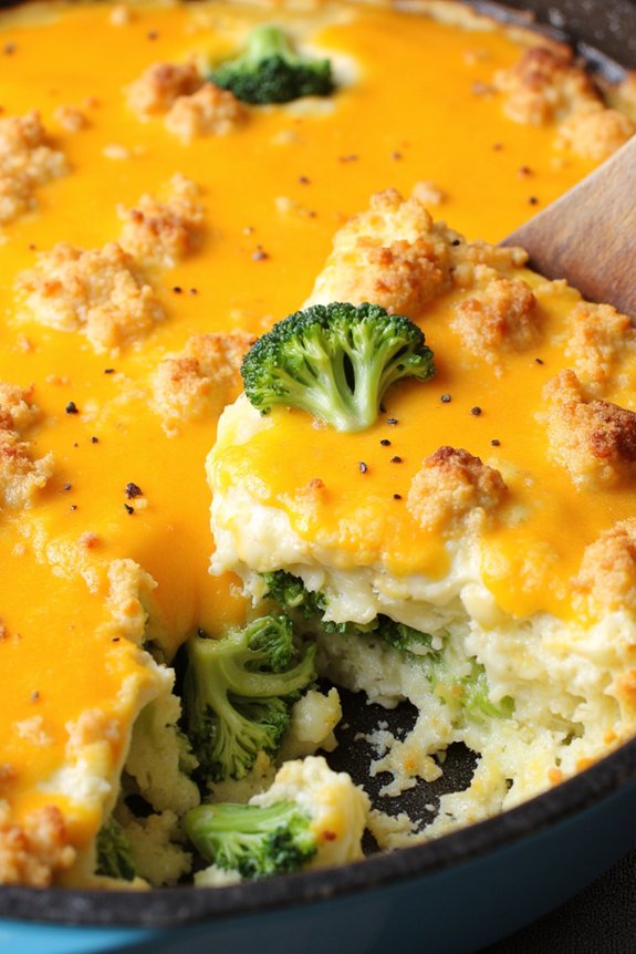 cheesy nutritious broccoli bake