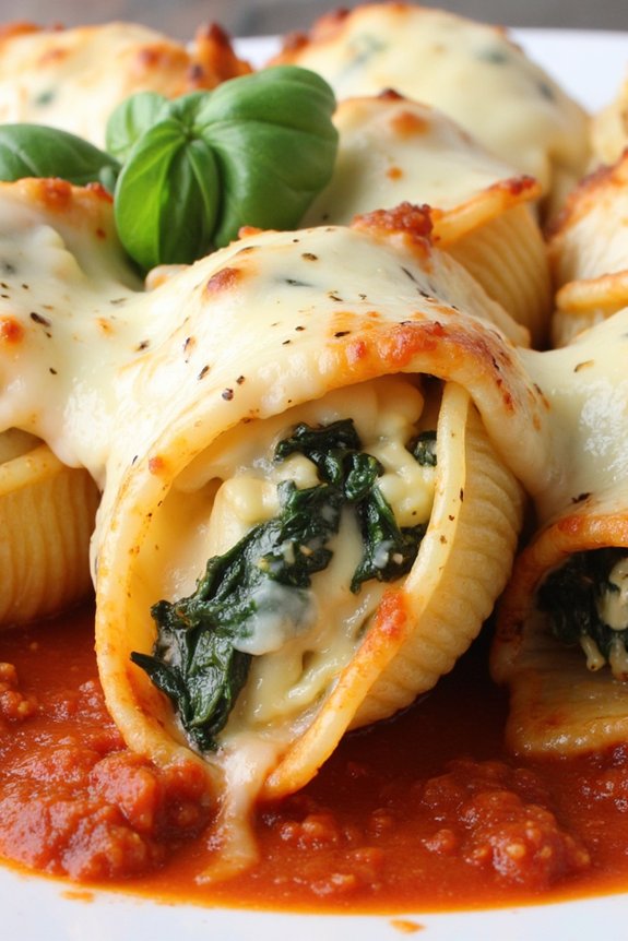 cheesy spinach artichoke pasta