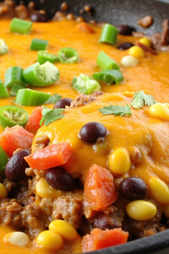 cheesy tex mex skillet casserole