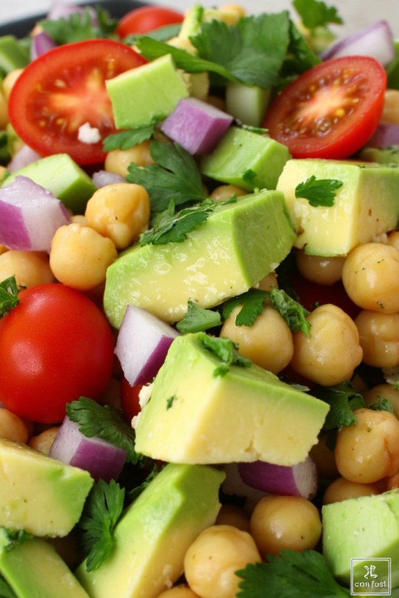 chickpea avocado salad recipe