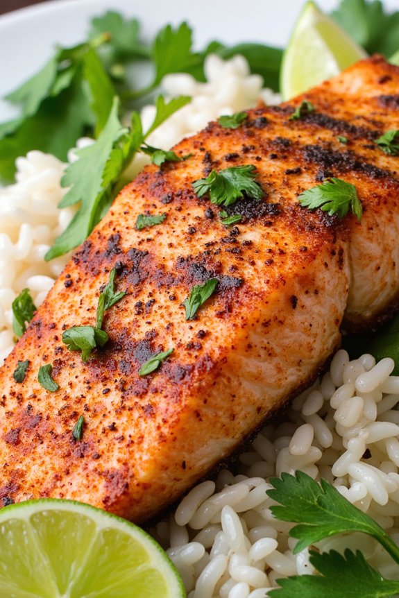 chili lime grilled salmon