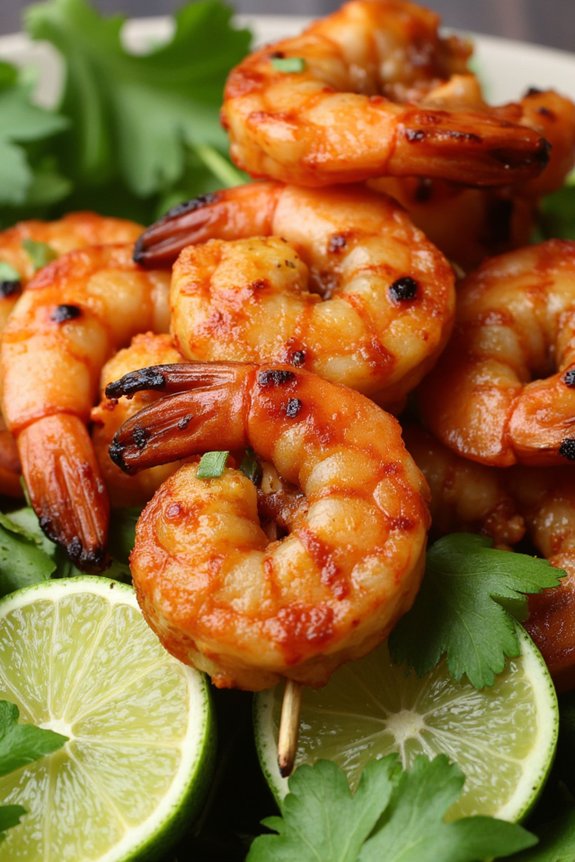 chili lime shrimp skewers