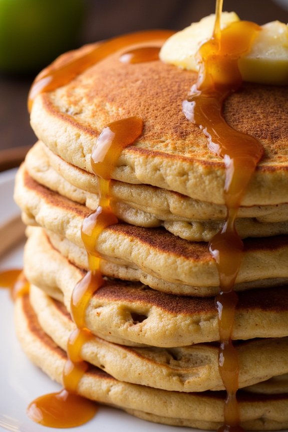cinnamon apple pancakes indulgence