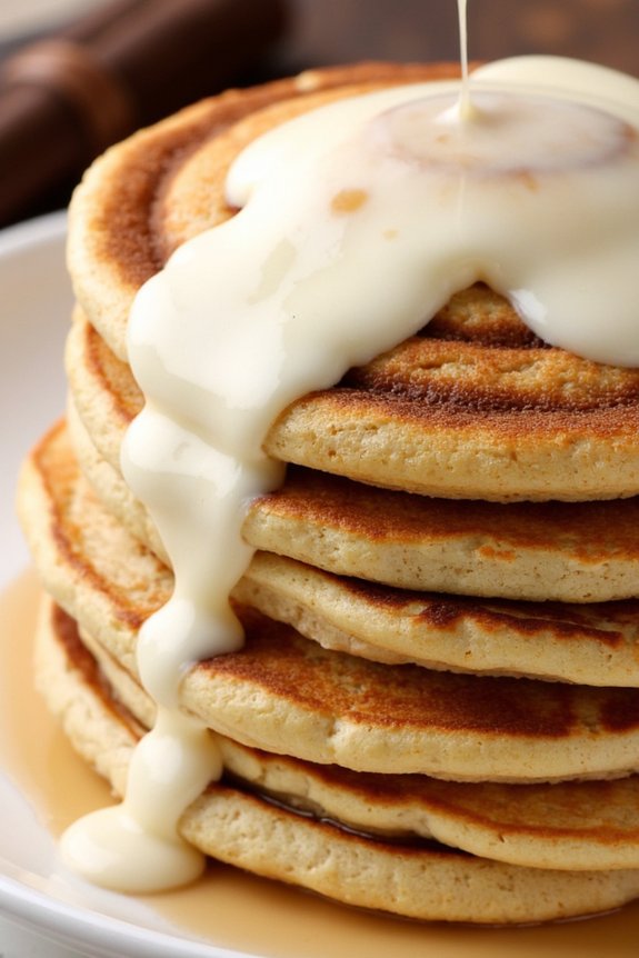 cinnamon roll pancake delight