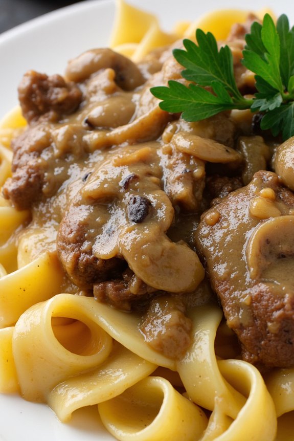 classic beef stroganoff recipe