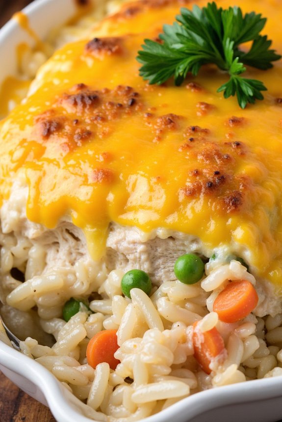 classic chicken rice casserole