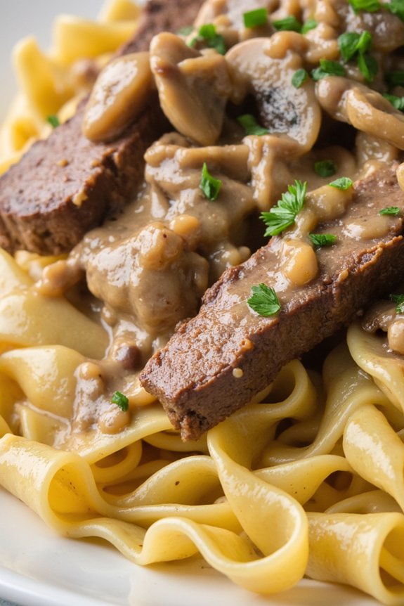 classic creamy beef dish