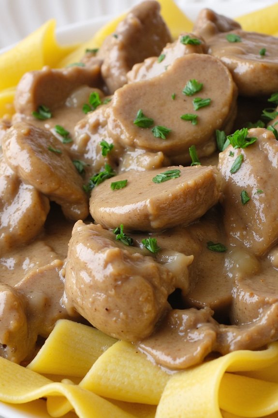 classic creamy beef dish