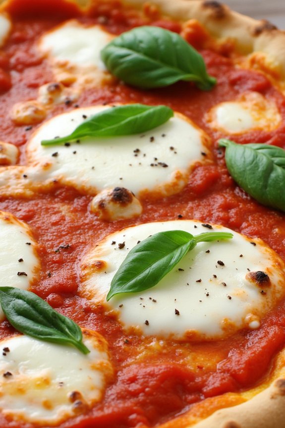 classic italian margherita pizza